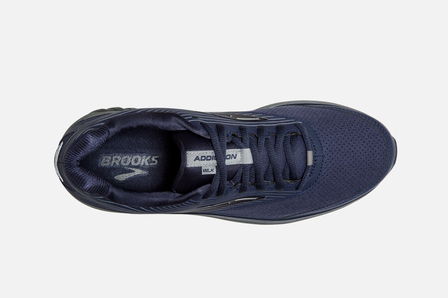 Brooks Addiction Walker Suede Loopschoenen Heren - Donkerblauw - 492036RYA